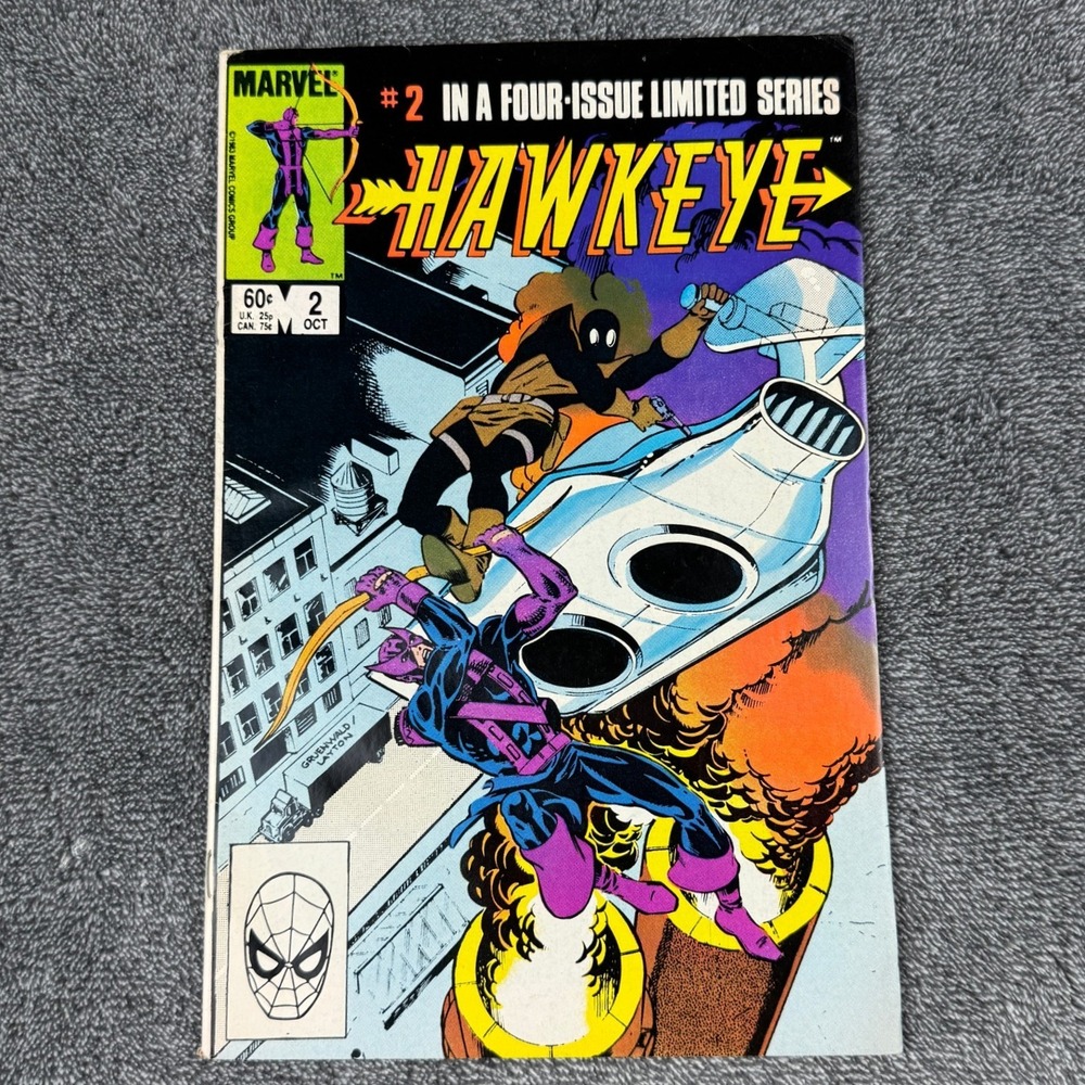 Marvel Hawkeye 2 1983 Limited Series Mark Gruenwald Bronze Age Comic Book‎